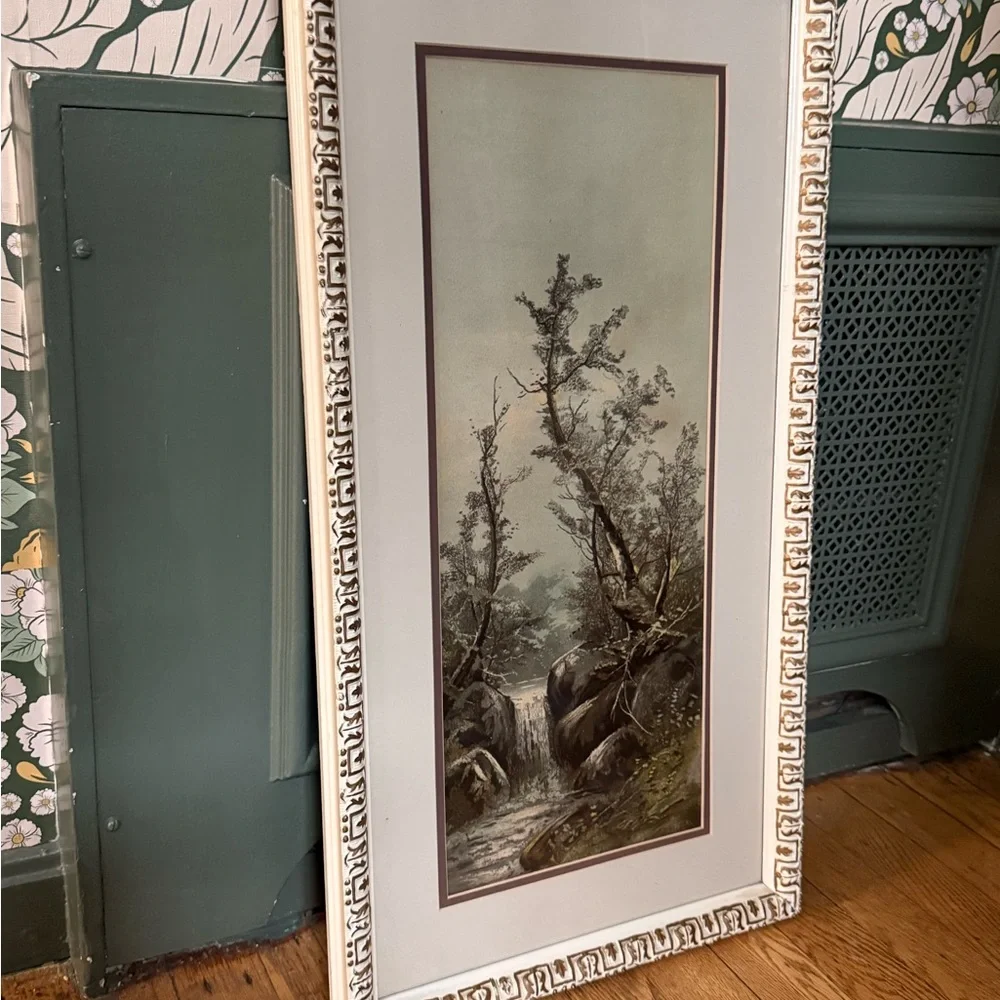 For my Winter Girlies:  vintage Landscape Framed Wall Art (frames are insane)